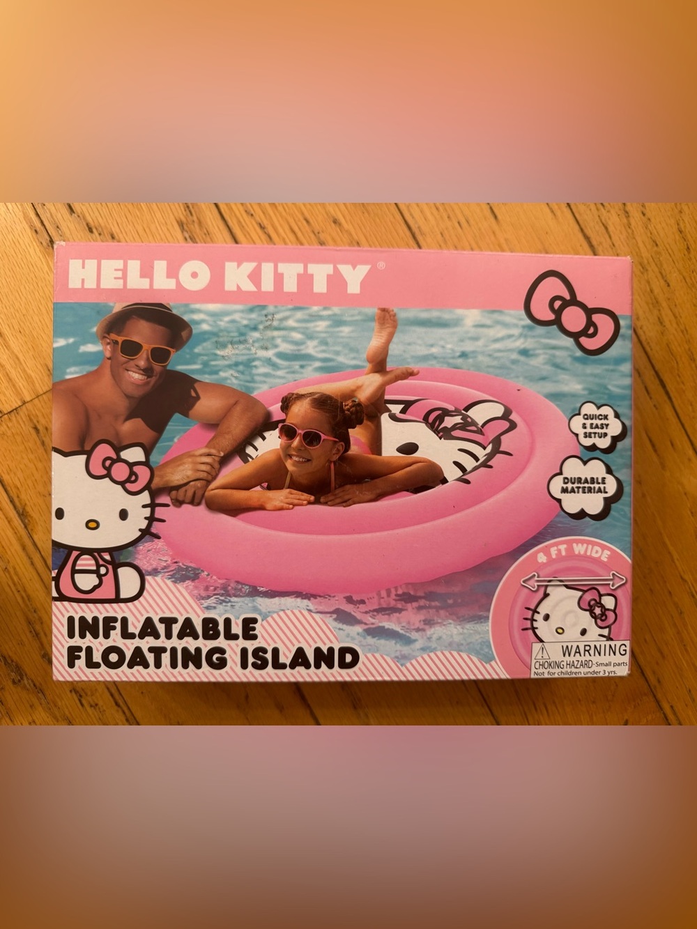 Hello Kitty Inflatable Floating Ring-NWT!